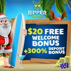 Ripper Casino 300% + 100 Spins